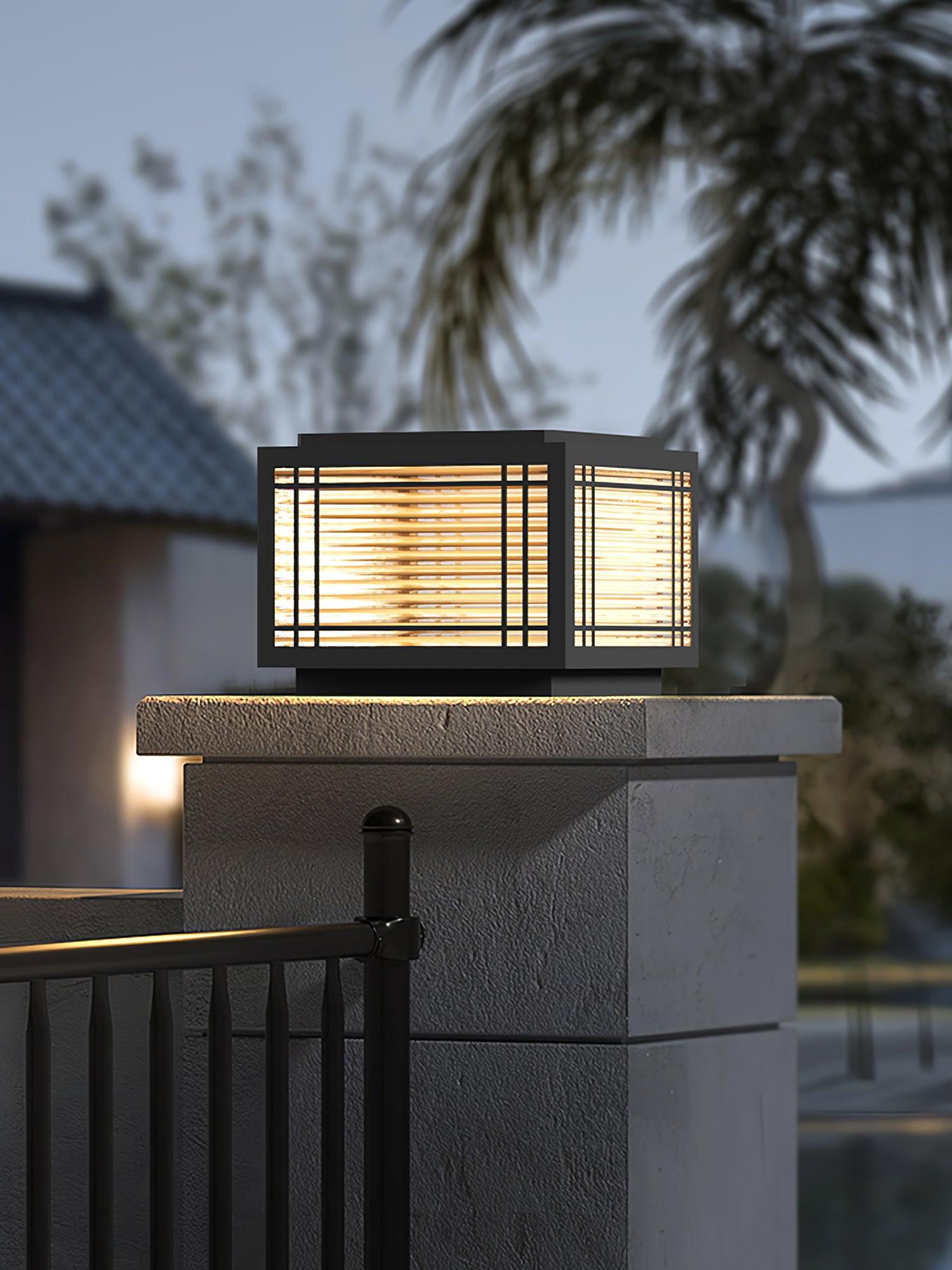 Glorin Steel Japanese-inspired Table Lamp-Neutral Decor