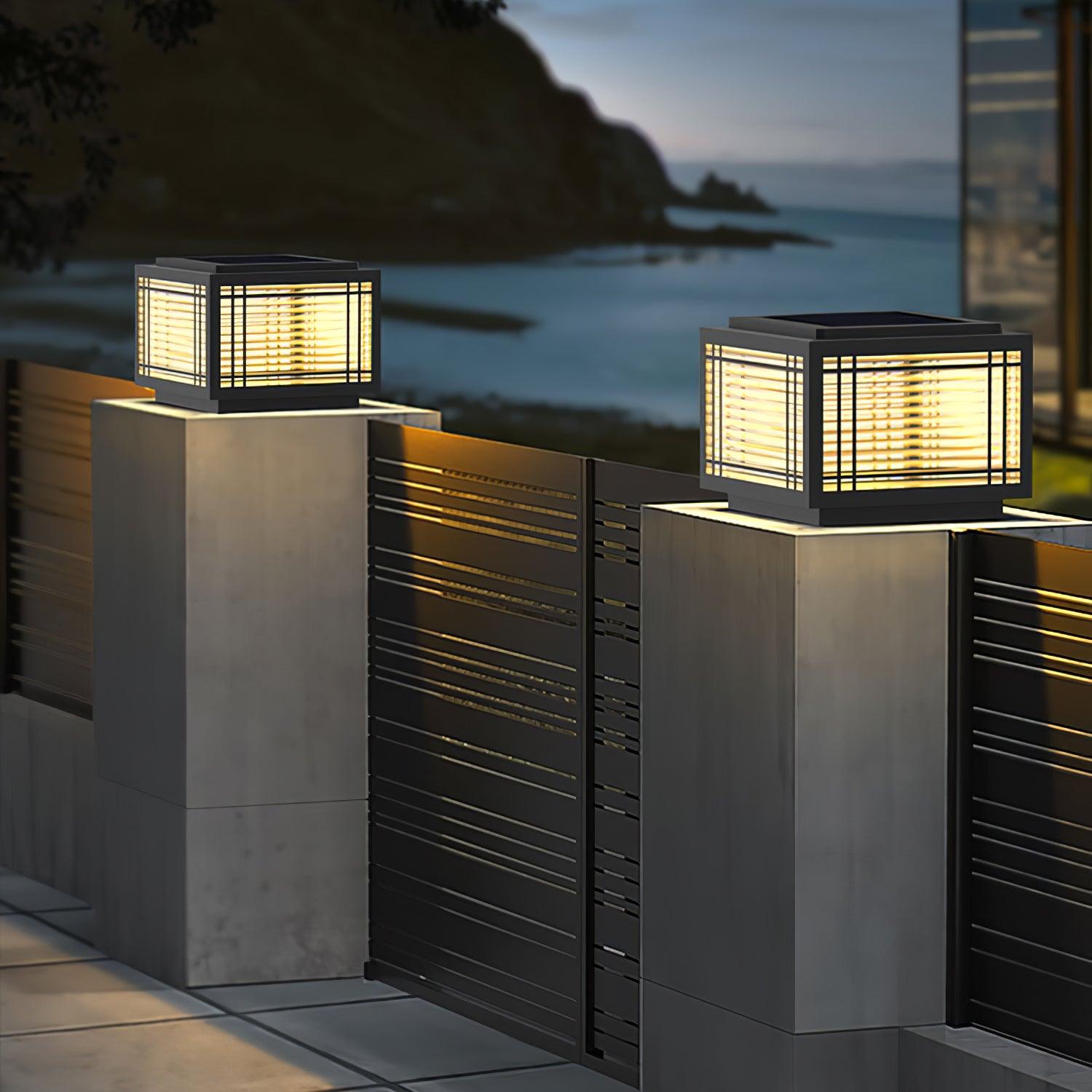 Glorin Steel Japanese-inspired Table Lamp-Neutral Decor