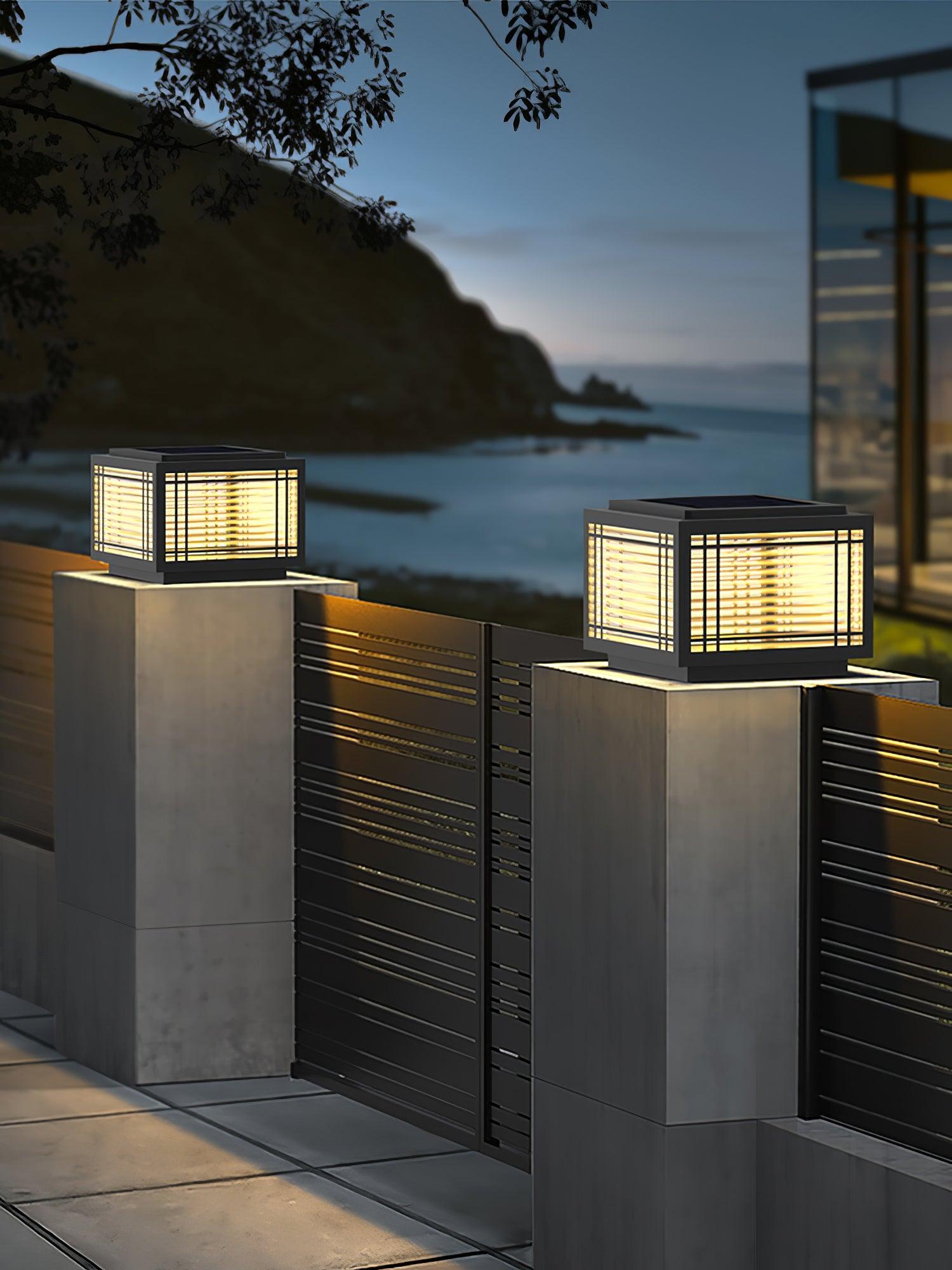 Glorin Steel Japanese-inspired Table Lamp-Neutral Decor