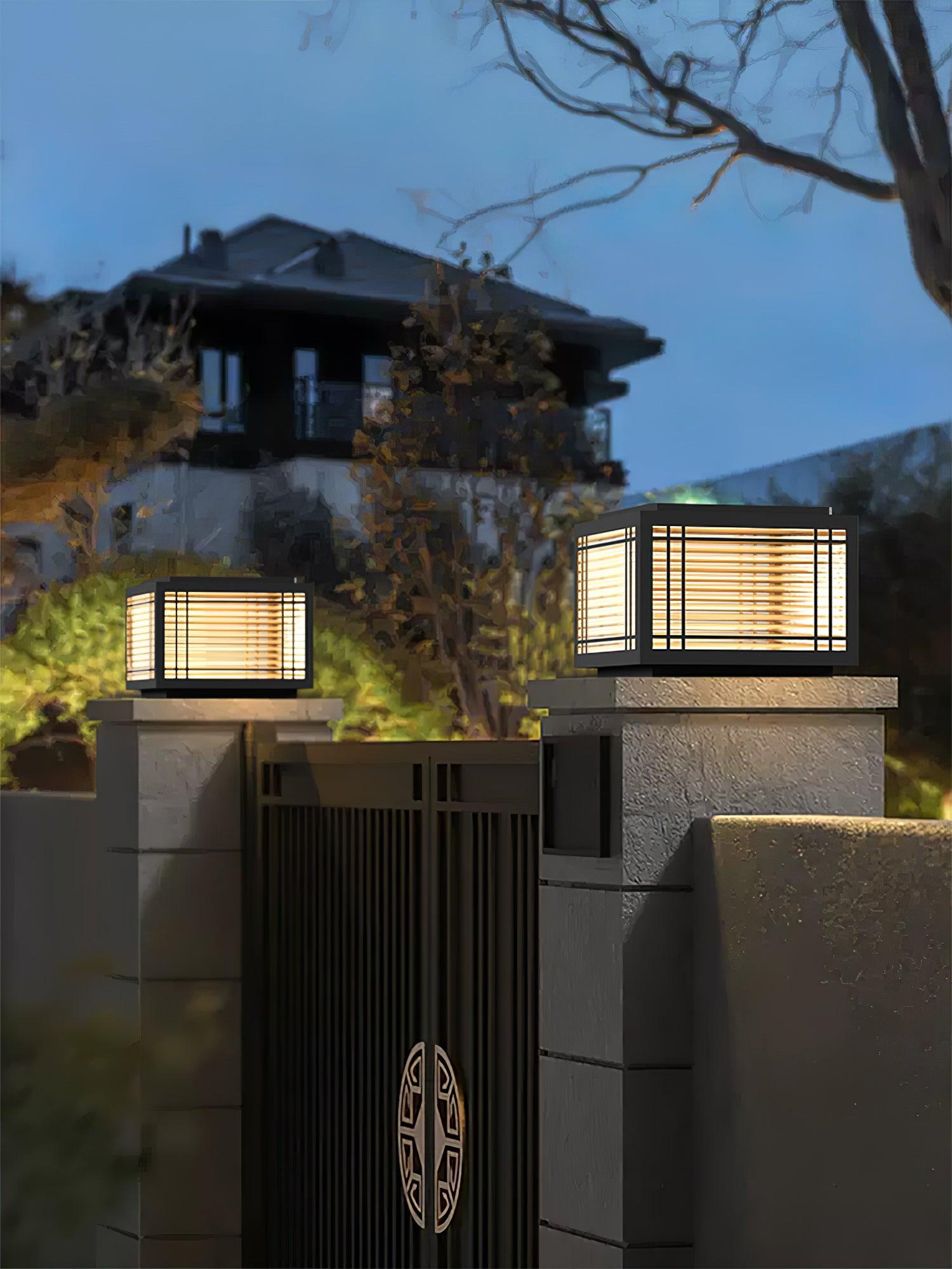 Glorin Steel Japanese-inspired Table Lamp-Neutral Decor