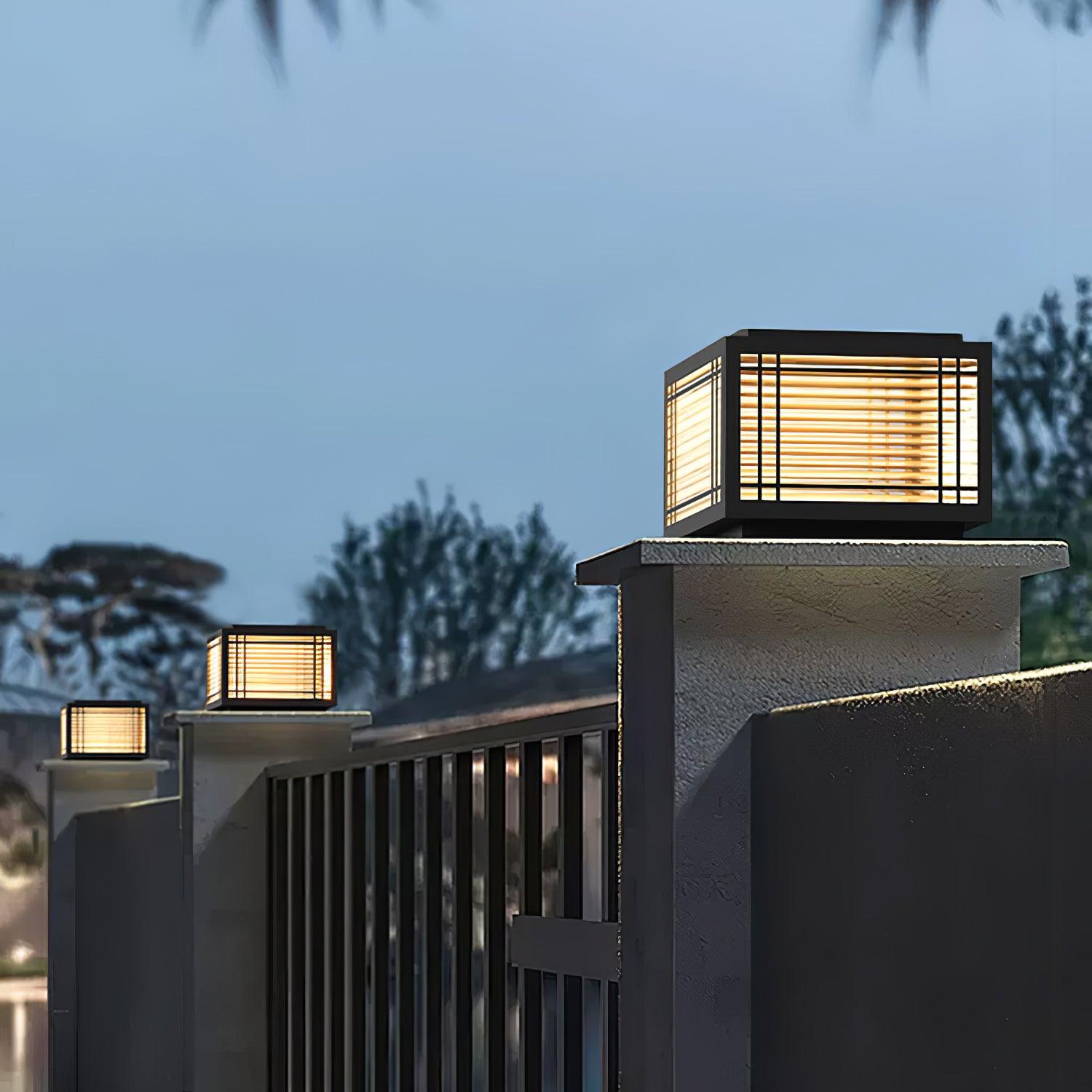 Glorin Steel Japanese-inspired Table Lamp-Neutral Decor