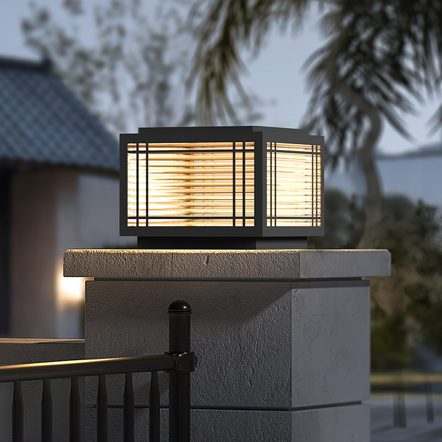 Glorin Steel Japanese-inspired Table Lamp-Neutral Decor