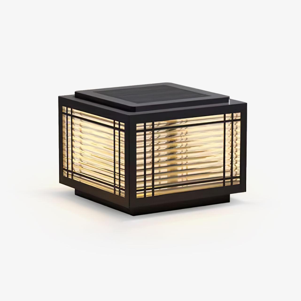 Glorin Steel Japanese-inspired Table Lamp-Neutral Decor