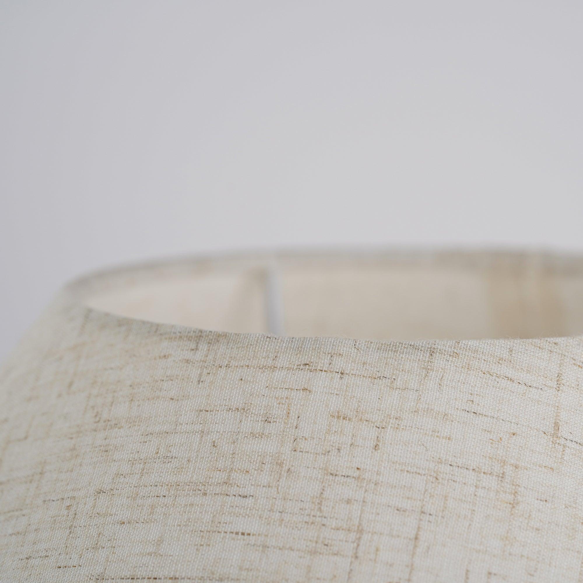 Lumian Fabric Ceramic Rustic Table Lamp-Neutral Decor