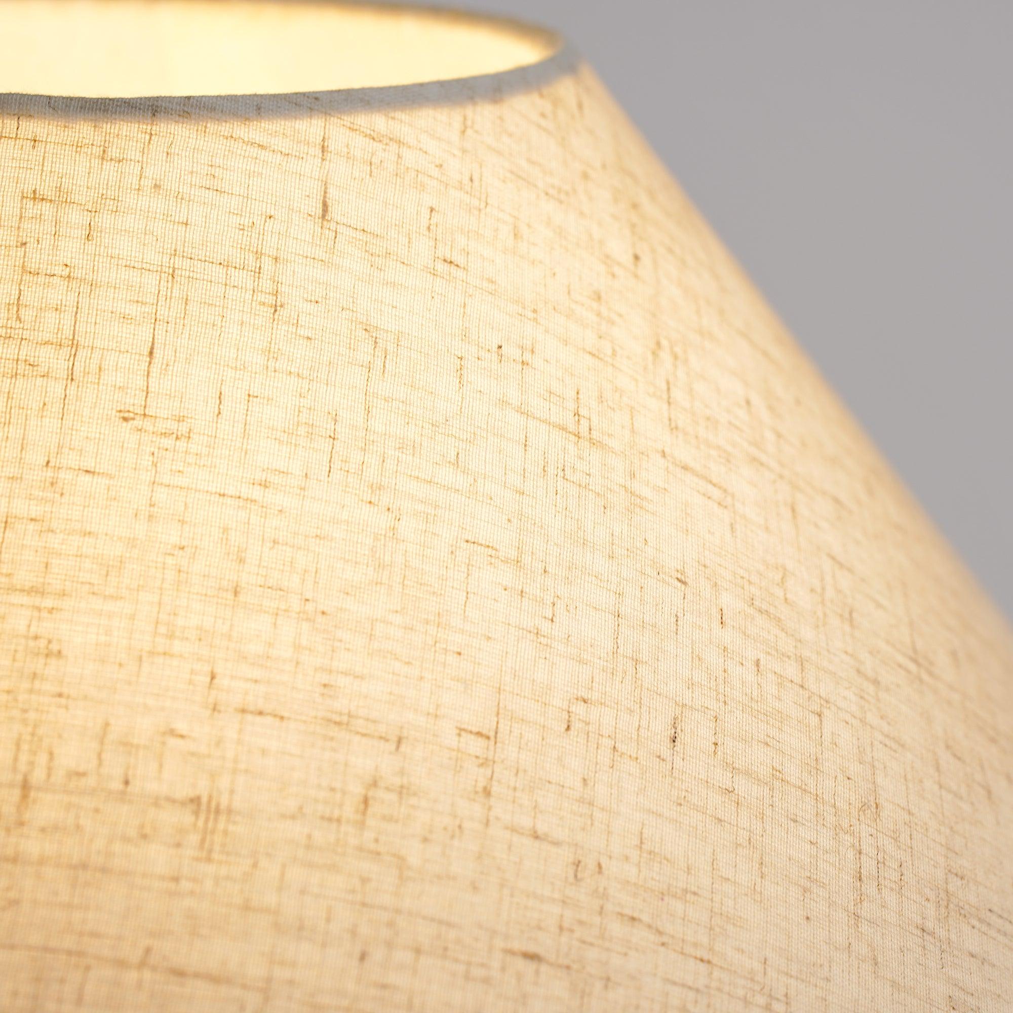 Lumian Fabric Ceramic Rustic Table Lamp-Neutral Decor