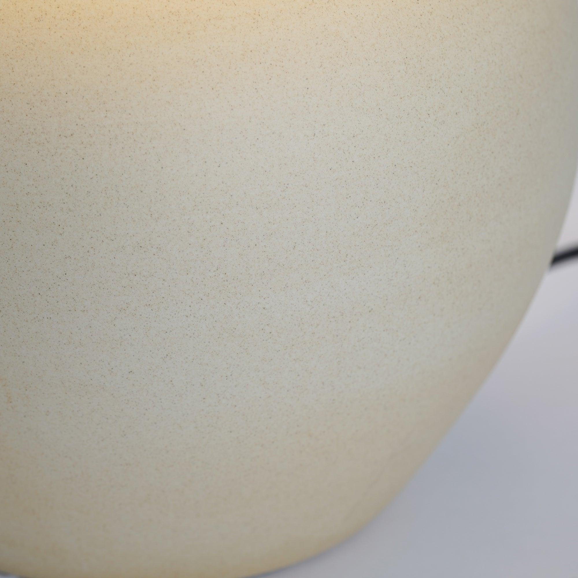Lumian Fabric Ceramic Rustic Table Lamp-Neutral Decor