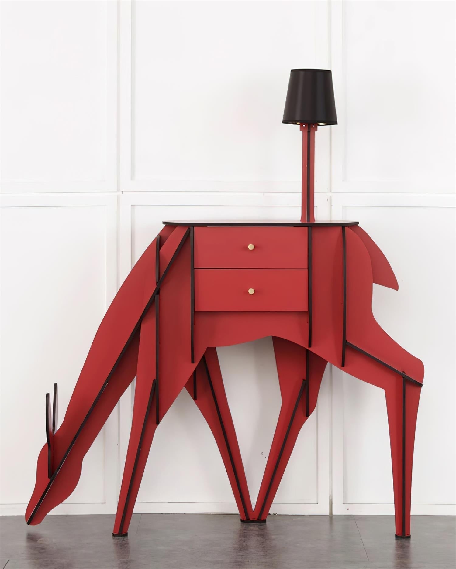 Peldes Deer-shaped Side Table-Neutral Decor
