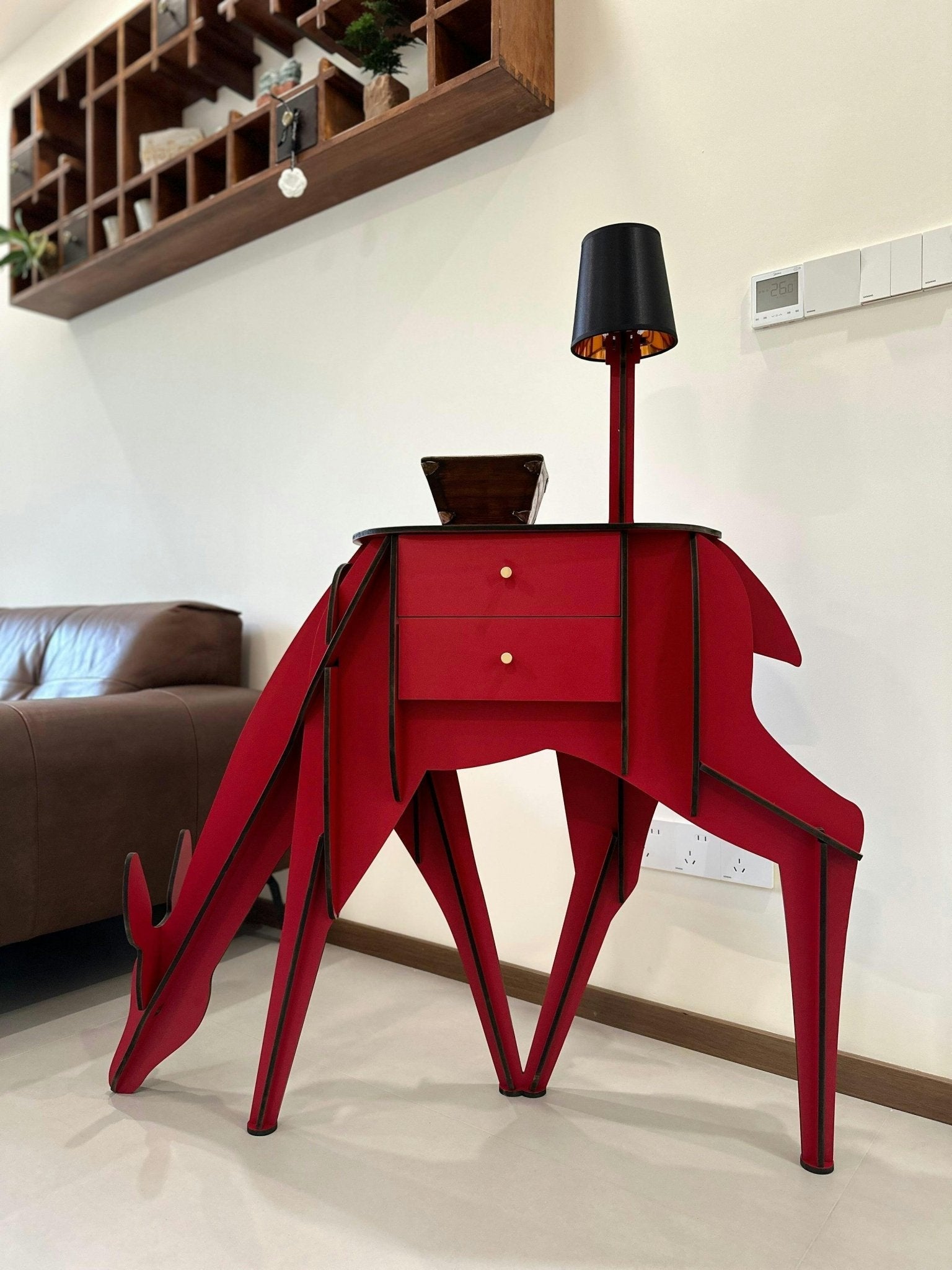 Peldes Deer-shaped Side Table-Neutral Decor