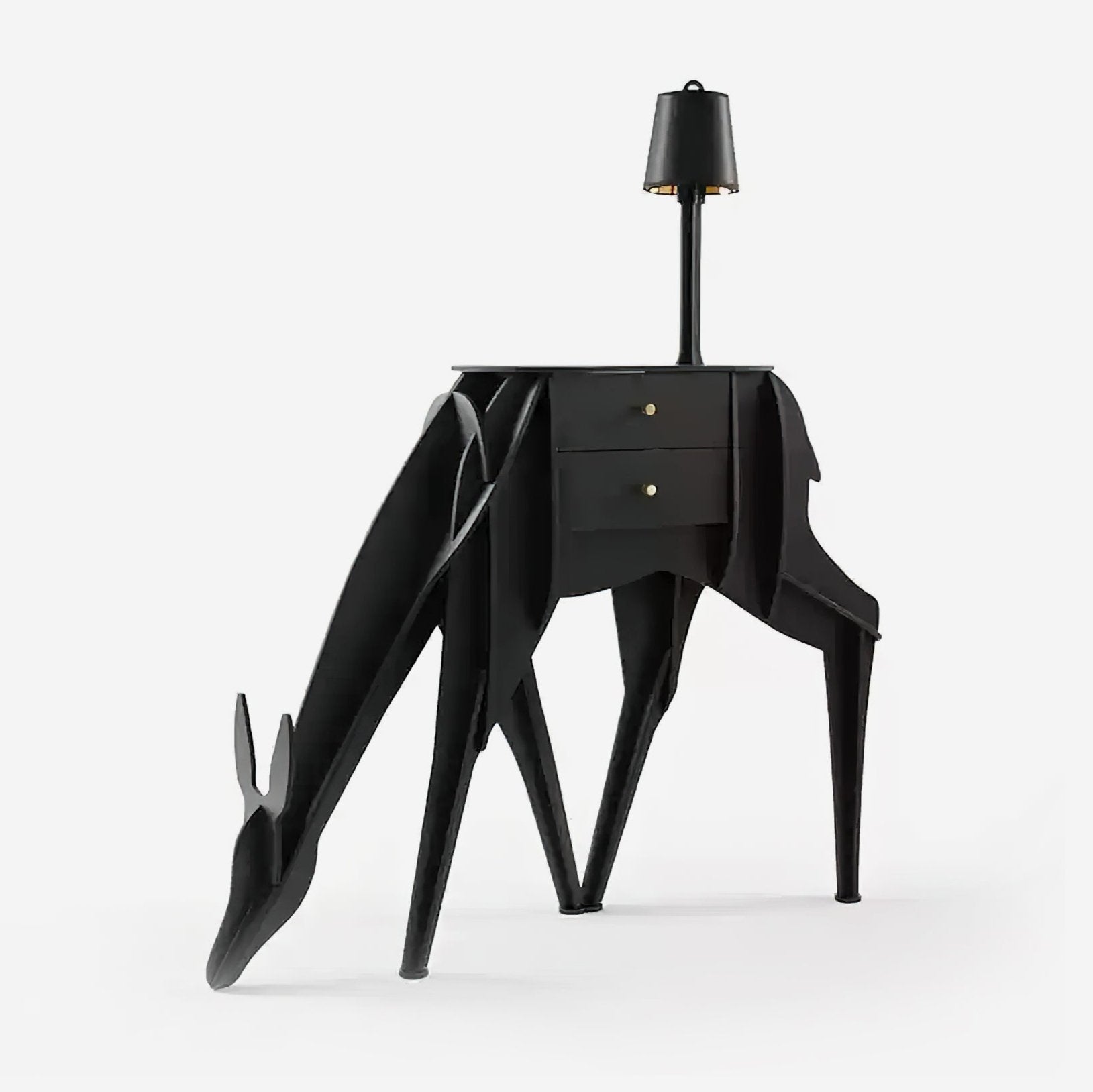 Peldes Deer-shaped Side Table-Neutral Decor