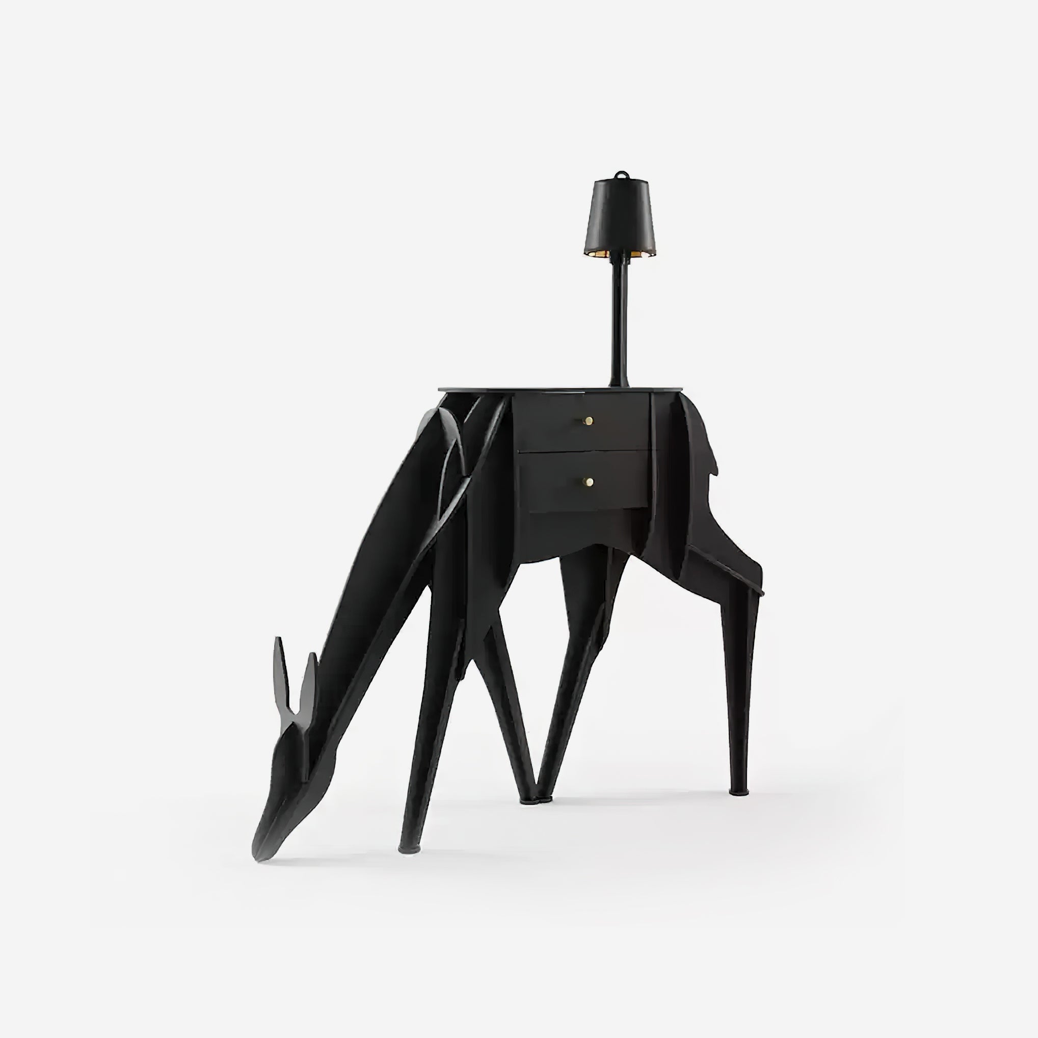 Peldes Deer-shaped Side Table-Neutral Decor