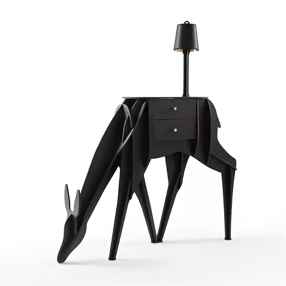 Peldes Deer-shaped Side Table-Neutral Decor