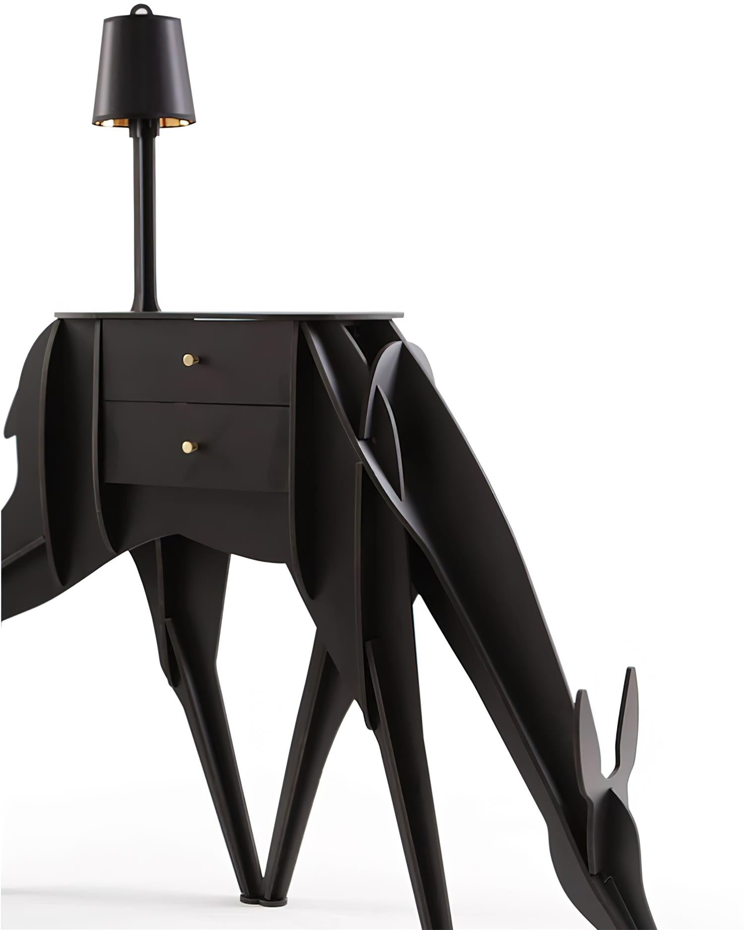 Peldes Deer-shaped Side Table-Neutral Decor