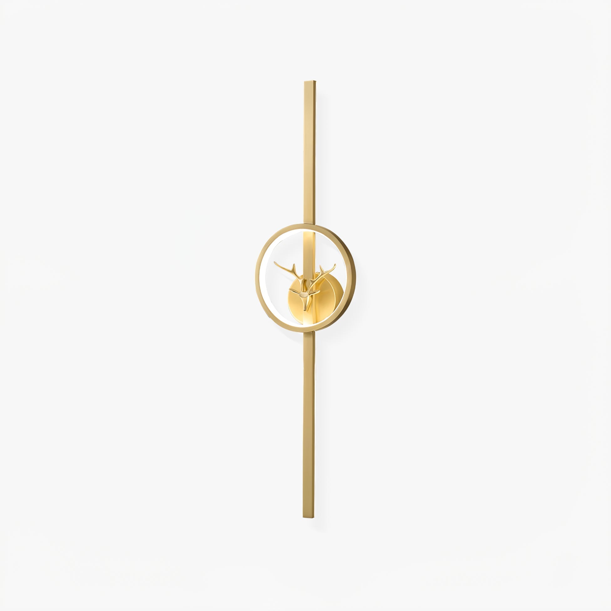 Vavinisra Classic Deer Brass Wall Lamp-Neutral Decor
