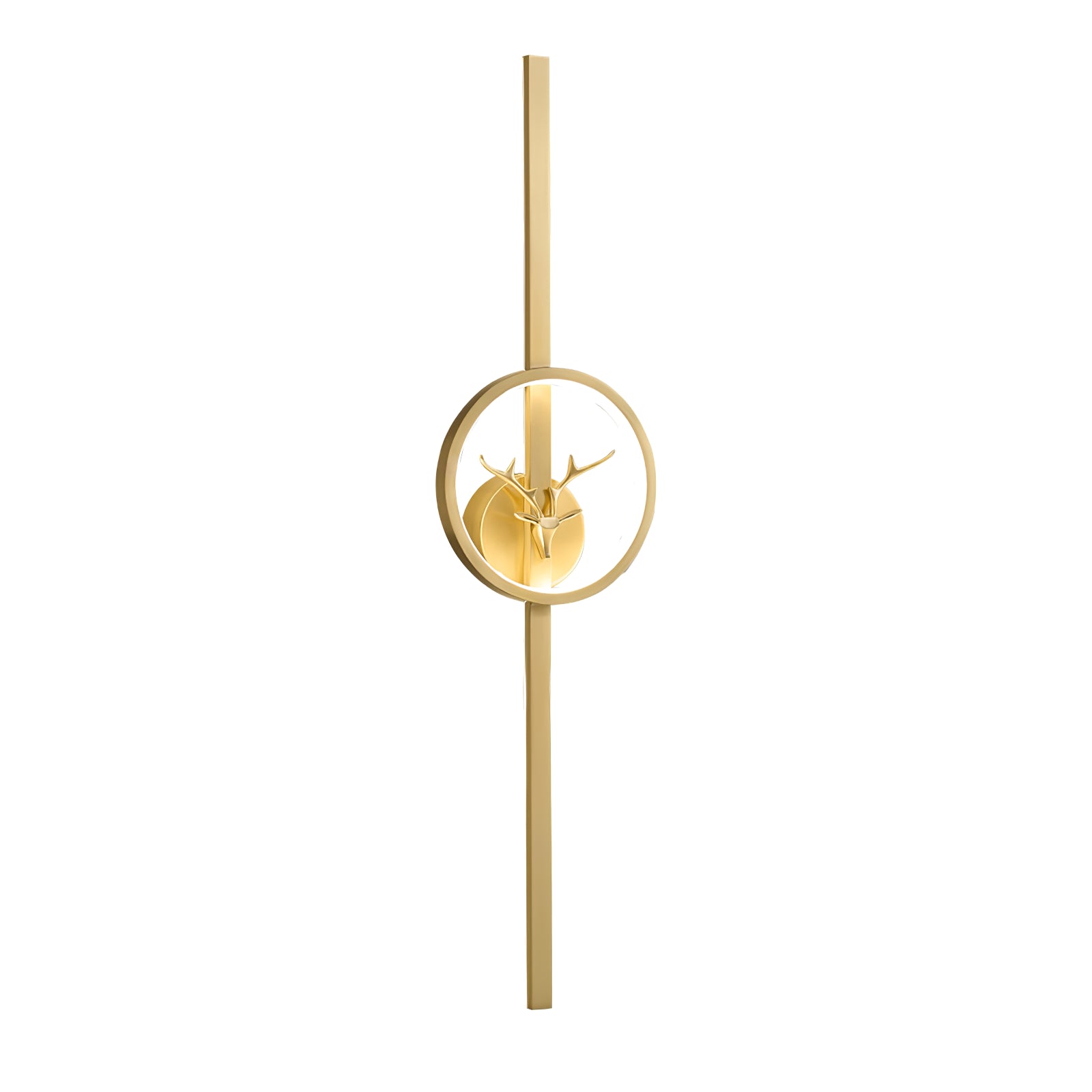 Vavinisra Classic Deer Brass Wall Lamp-Neutral Decor