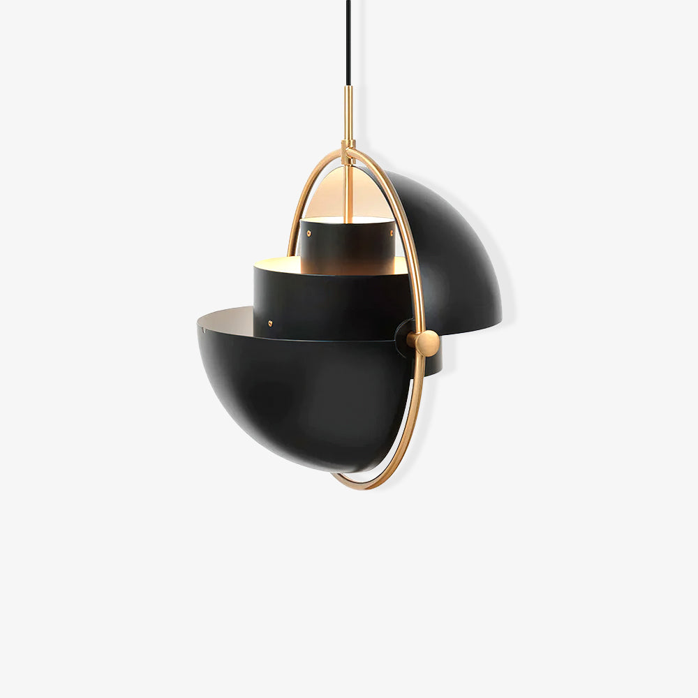 Lustra Pendant Lamp Deformed Ball Golden-Neutral Decor