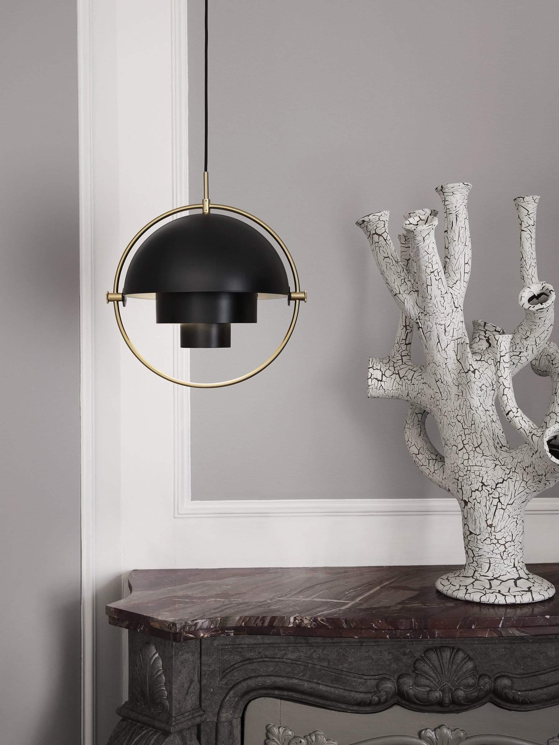 Lustra Pendant Lamp Deformed Ball Golden-Neutral Decor