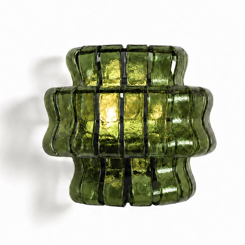 Product shot showing all six color options of the Albano Wall Lamp.