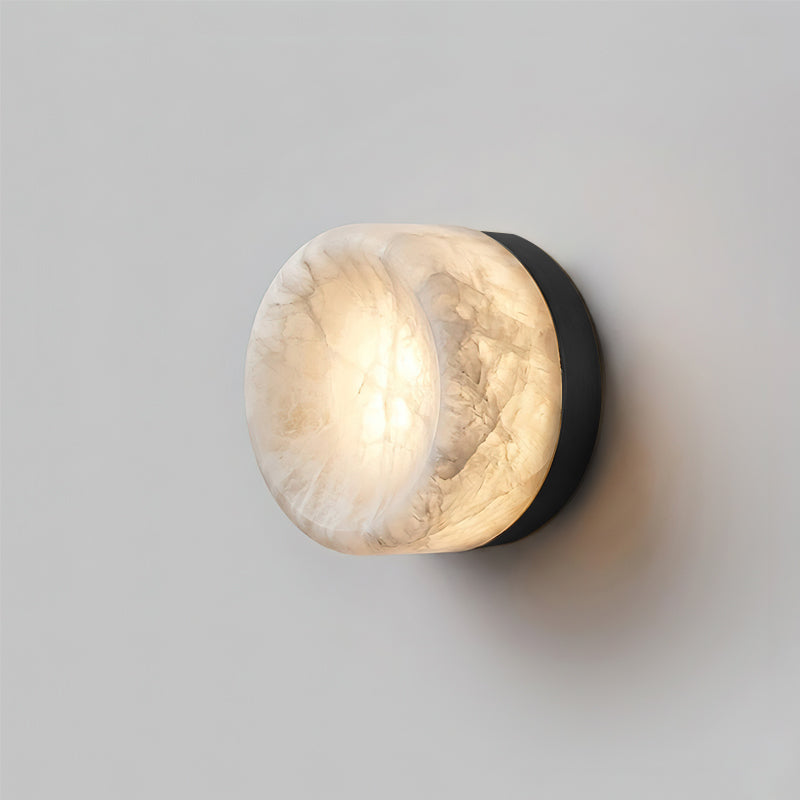 The large size (25cm) alabaster wall sconce.