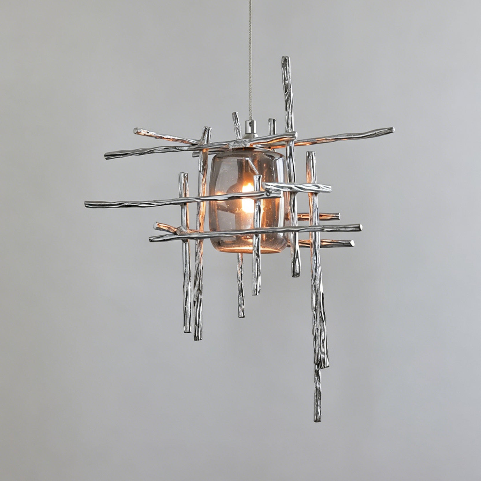 Two Kova Pendant Lights providing ambient lighting in a modern home.