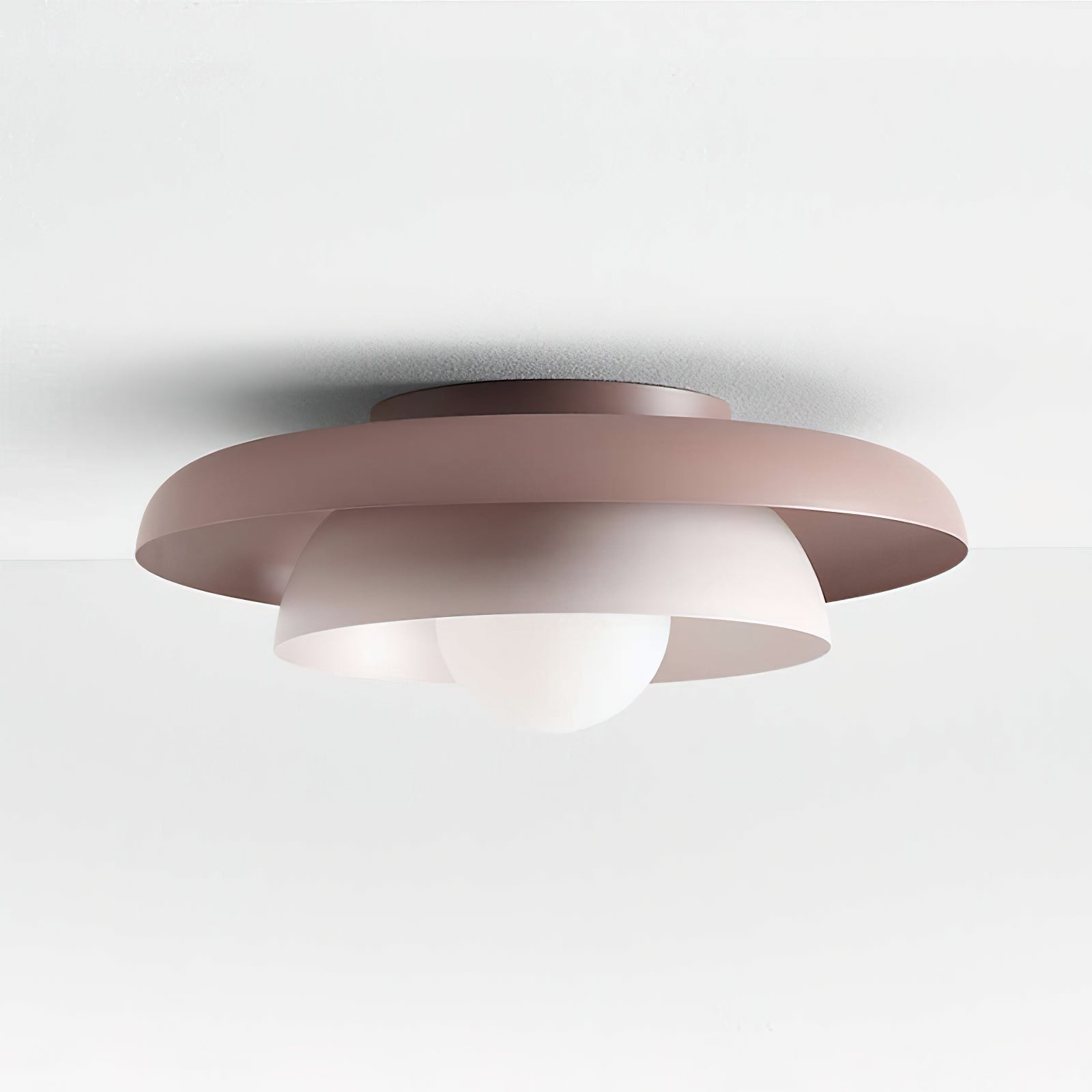 Lifestyle image showing the flush mount in a home office setting.