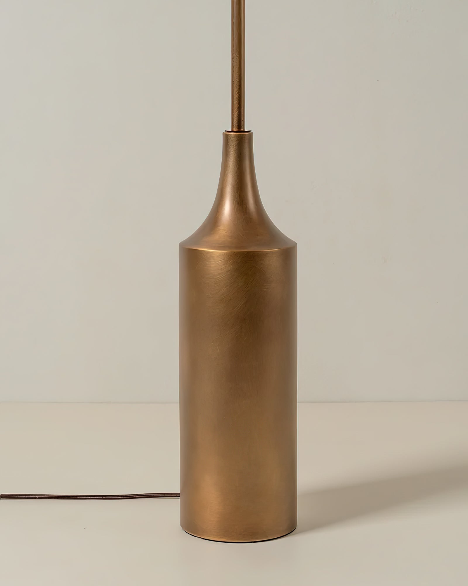 The Sierra Floor Lamp viewed from a different angle, highlighting its bottleneck curve stem.