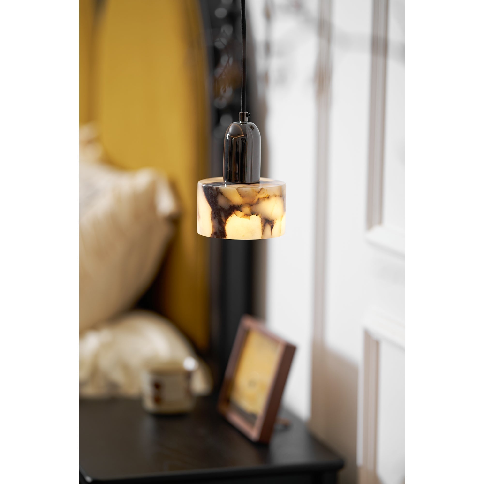 Flair Marble Pendant Lamp-Neutral Decor