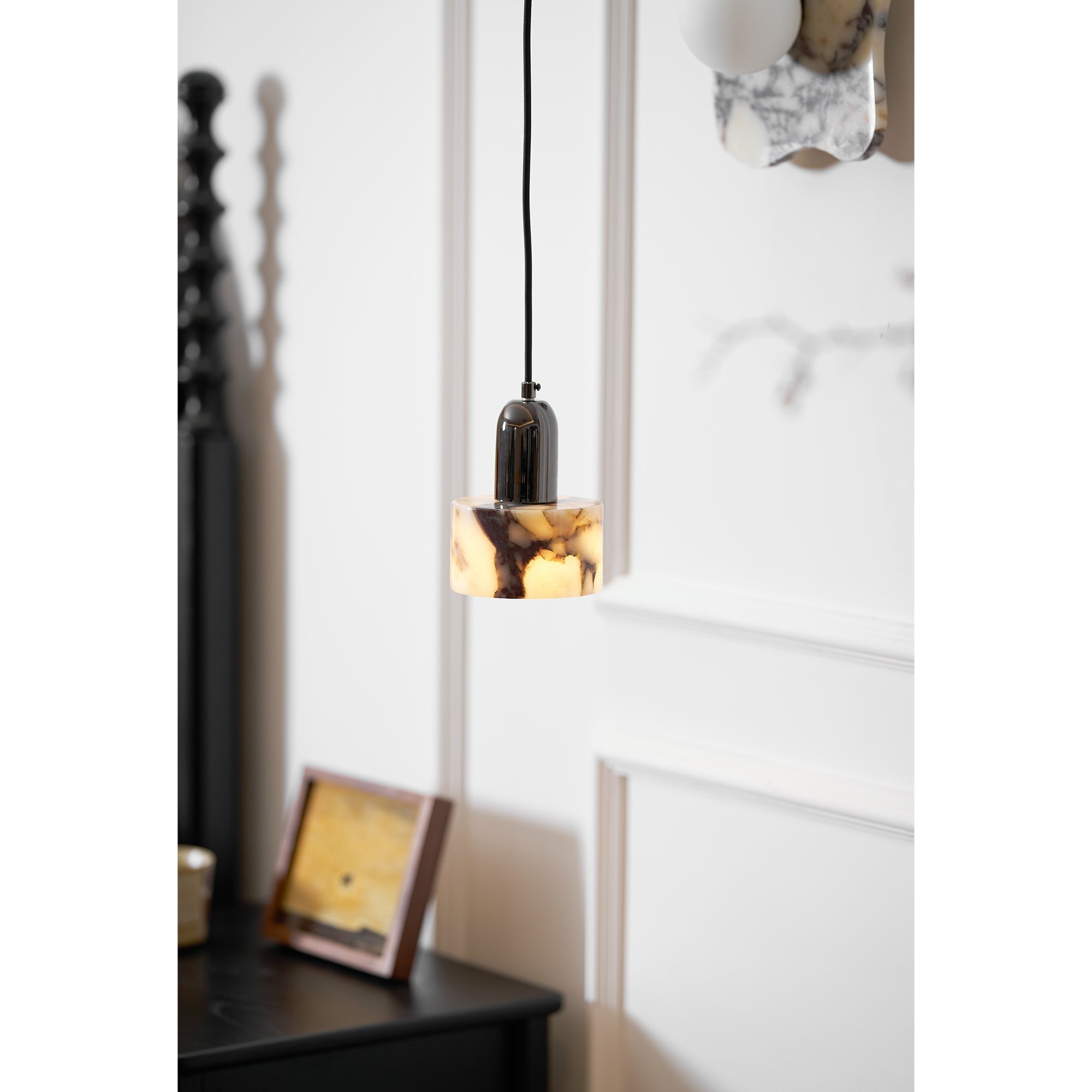 Flair Marble Pendant Lamp-Neutral Decor