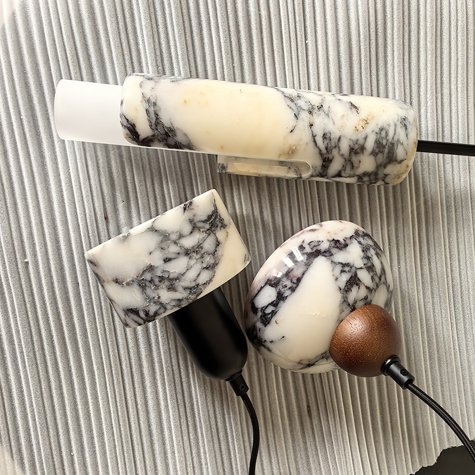 Flair Marble Pendant Lamp-Neutral Decor