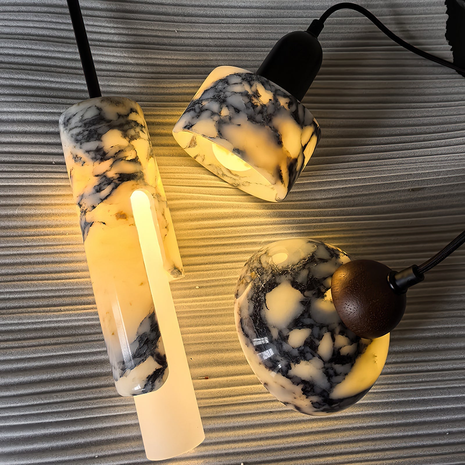 Flair Marble Pendant Lamp-Neutral Decor