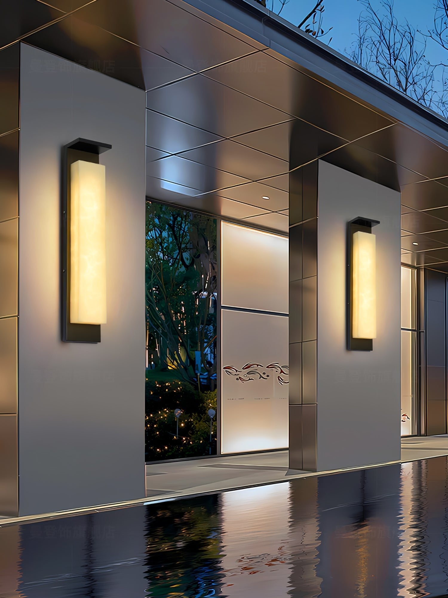 Ushaor Modern Minimalist Outdoor Wall Light-Neutral Decor