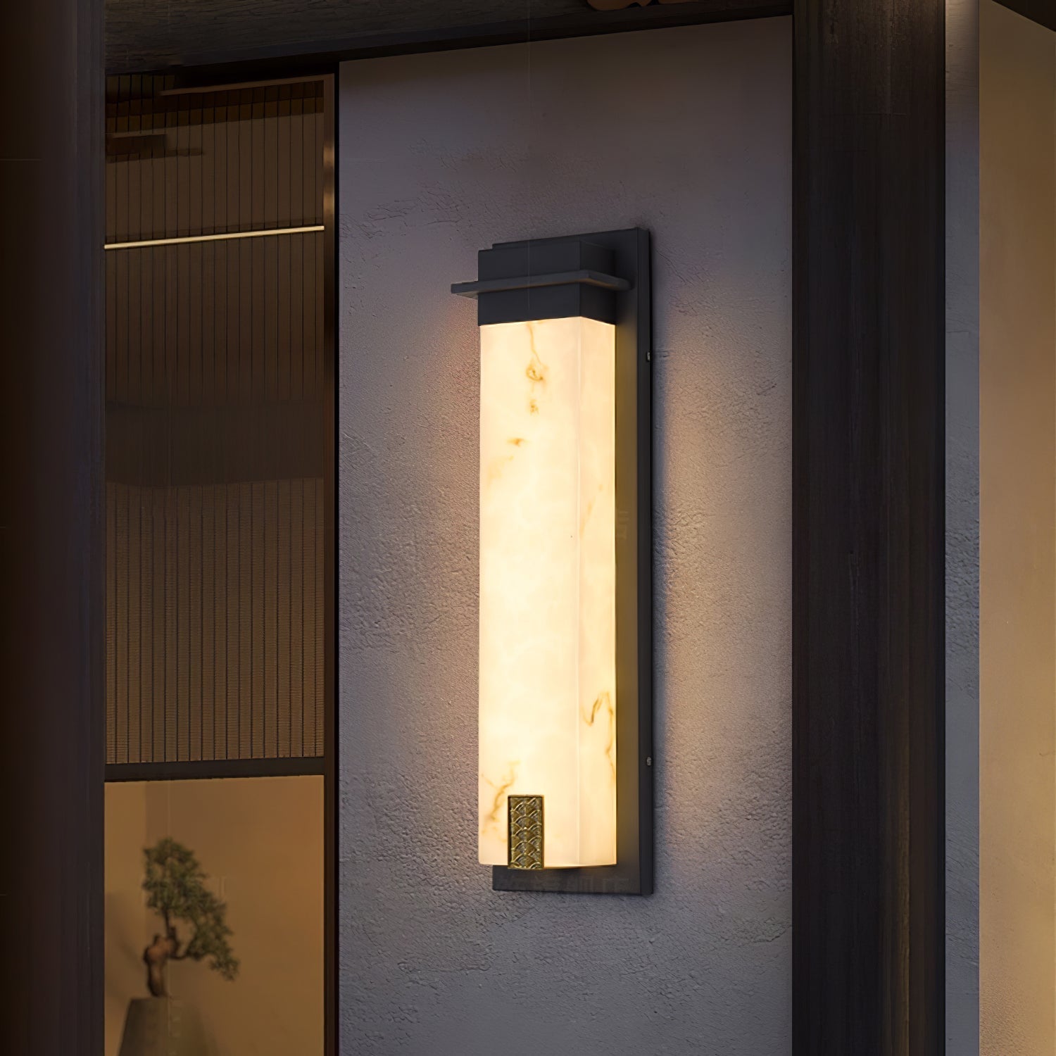 Ushaor Modern Minimalist Outdoor Wall Light-Neutral Decor