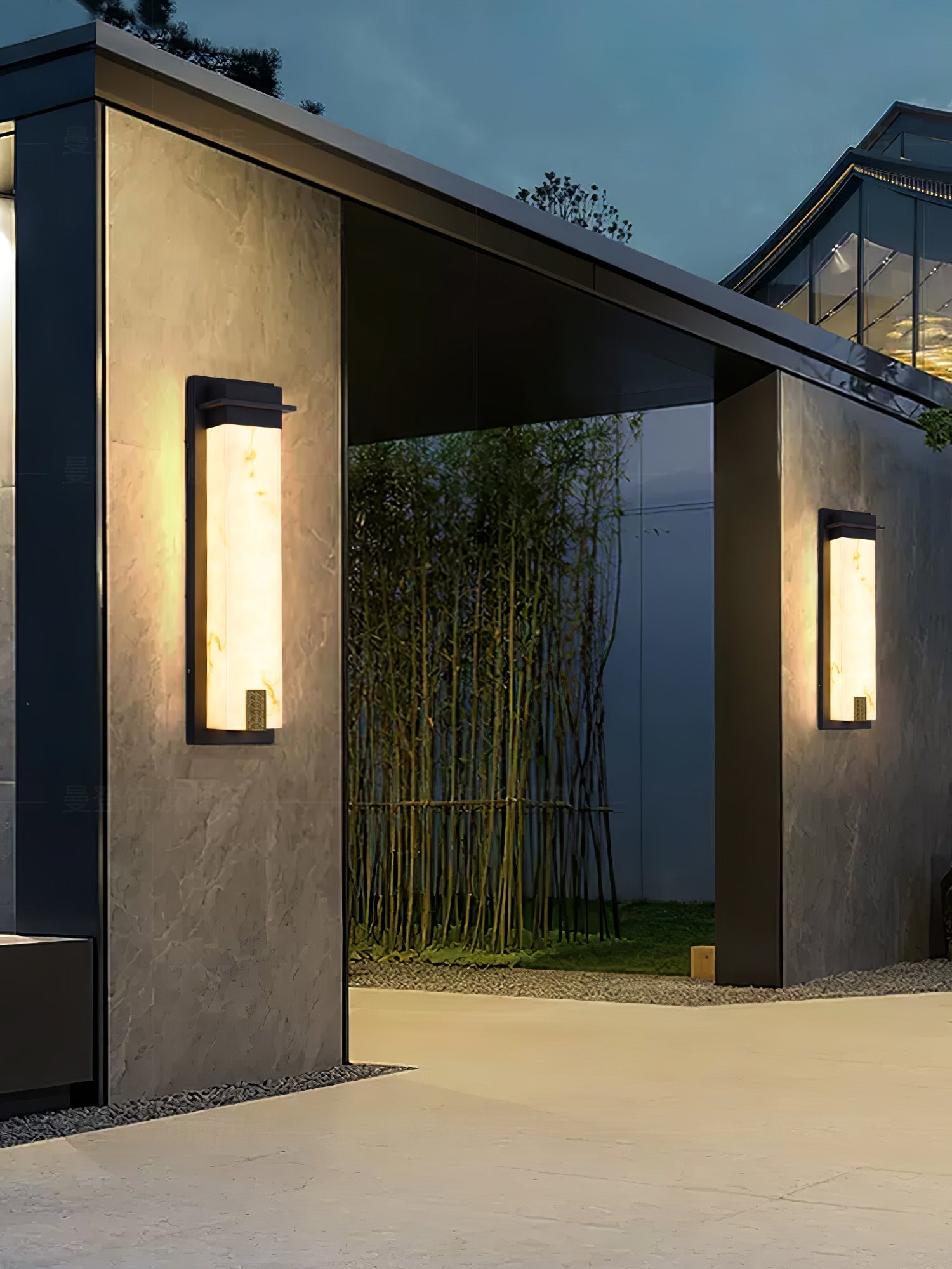 Ushaor Modern Minimalist Outdoor Wall Light-Neutral Decor