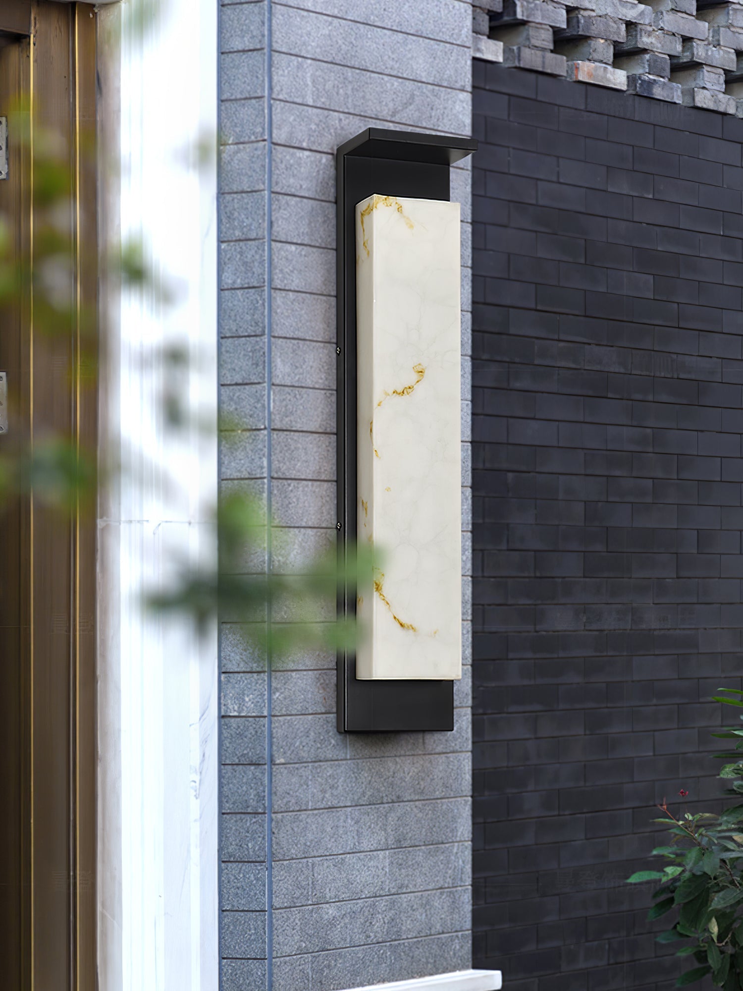 Ushaor Modern Minimalist Outdoor Wall Light-Neutral Decor