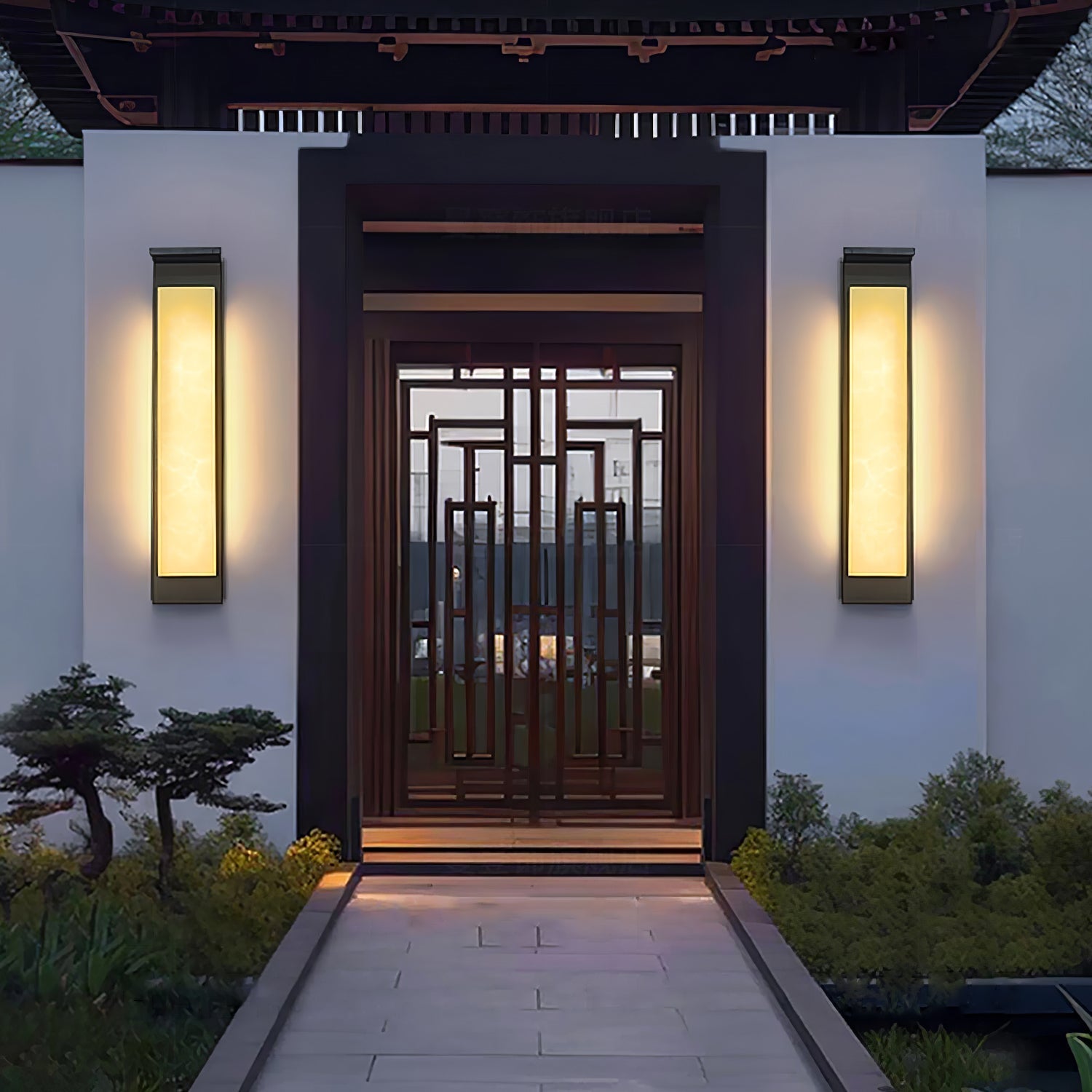 Ushaor Modern Minimalist Outdoor Wall Light-Neutral Decor