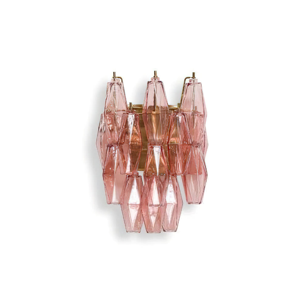 Dimensional drawing of the Delano sconce with measurements.