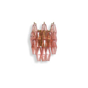 Delano Polyhedral Glass Sconce in a modern entryway.
