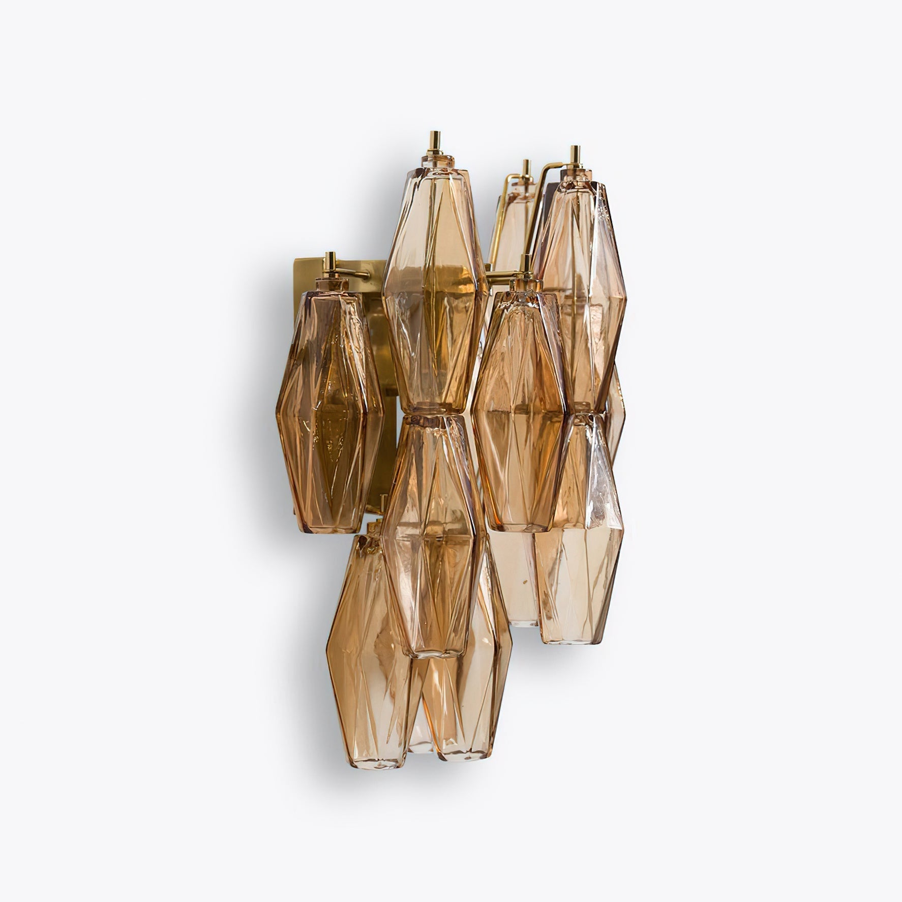 Lifestyle image of the Delano sconce in a boutique dressing area.