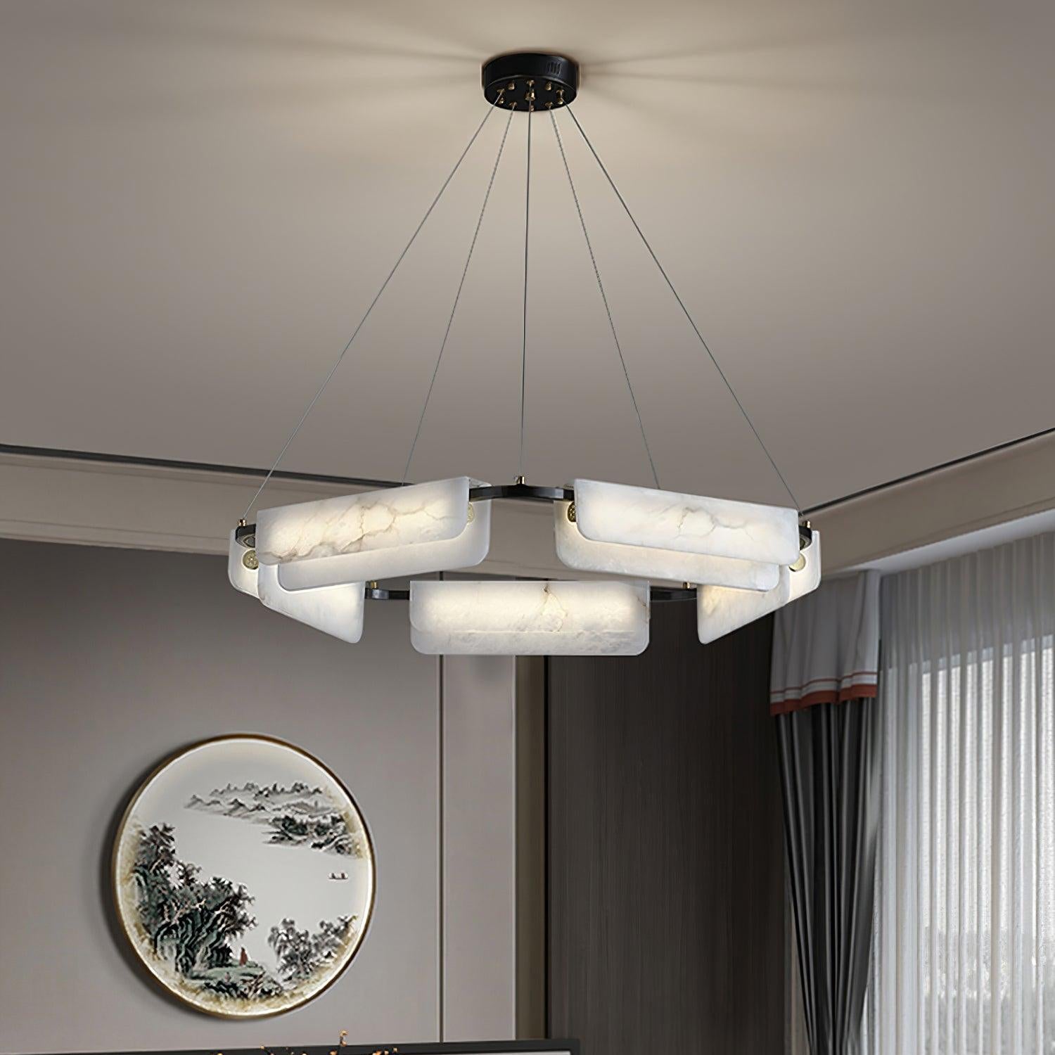 Circona Alabaster Pendant Light-Neutral Decor