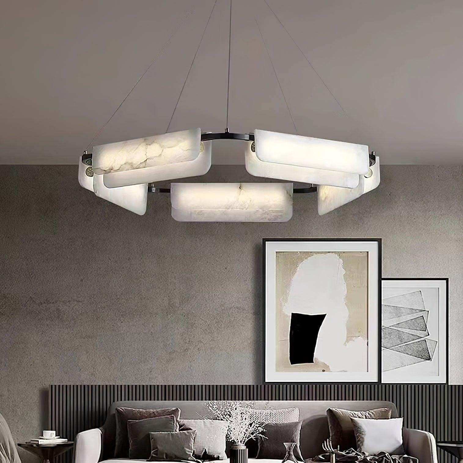 Circona Alabaster Pendant Light-Neutral Decor
