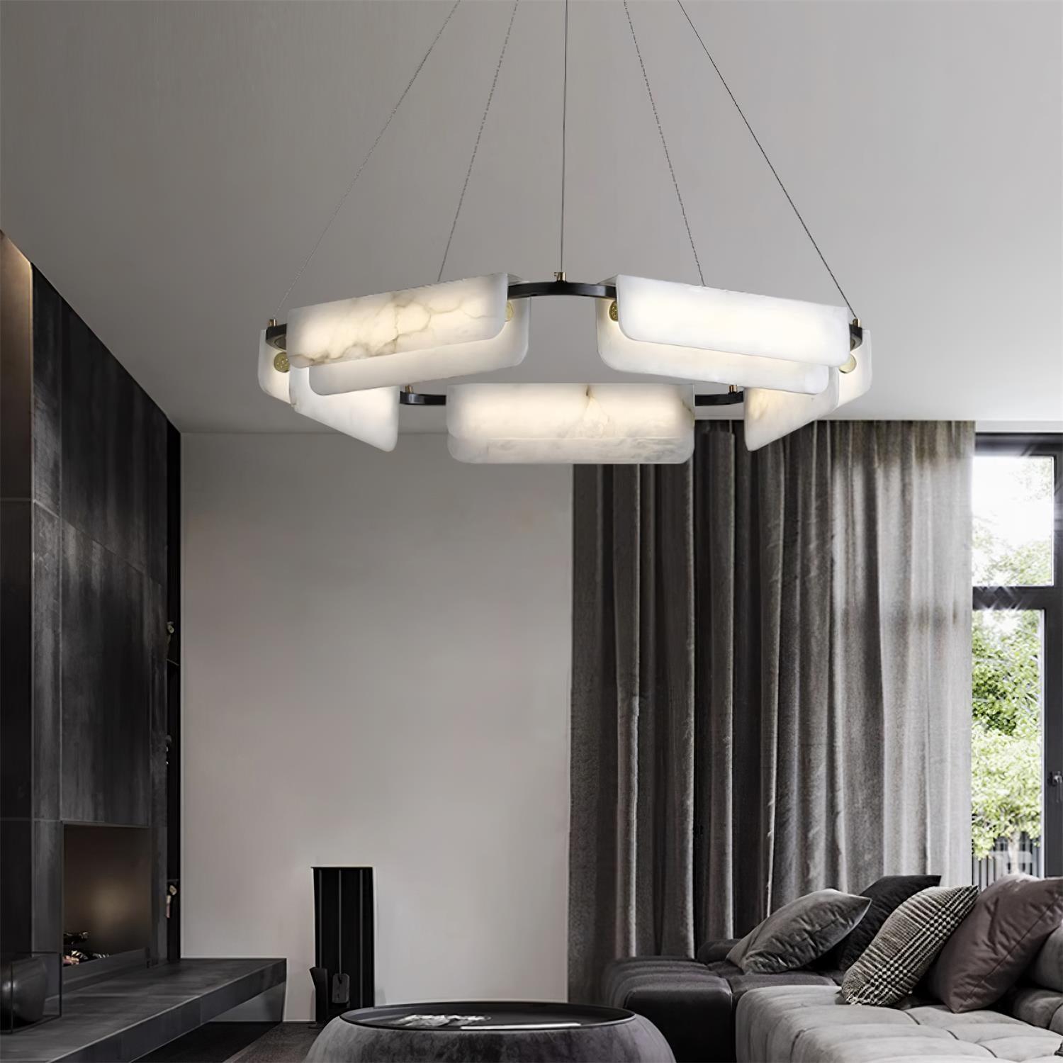 Circona Alabaster Pendant Light-Neutral Decor