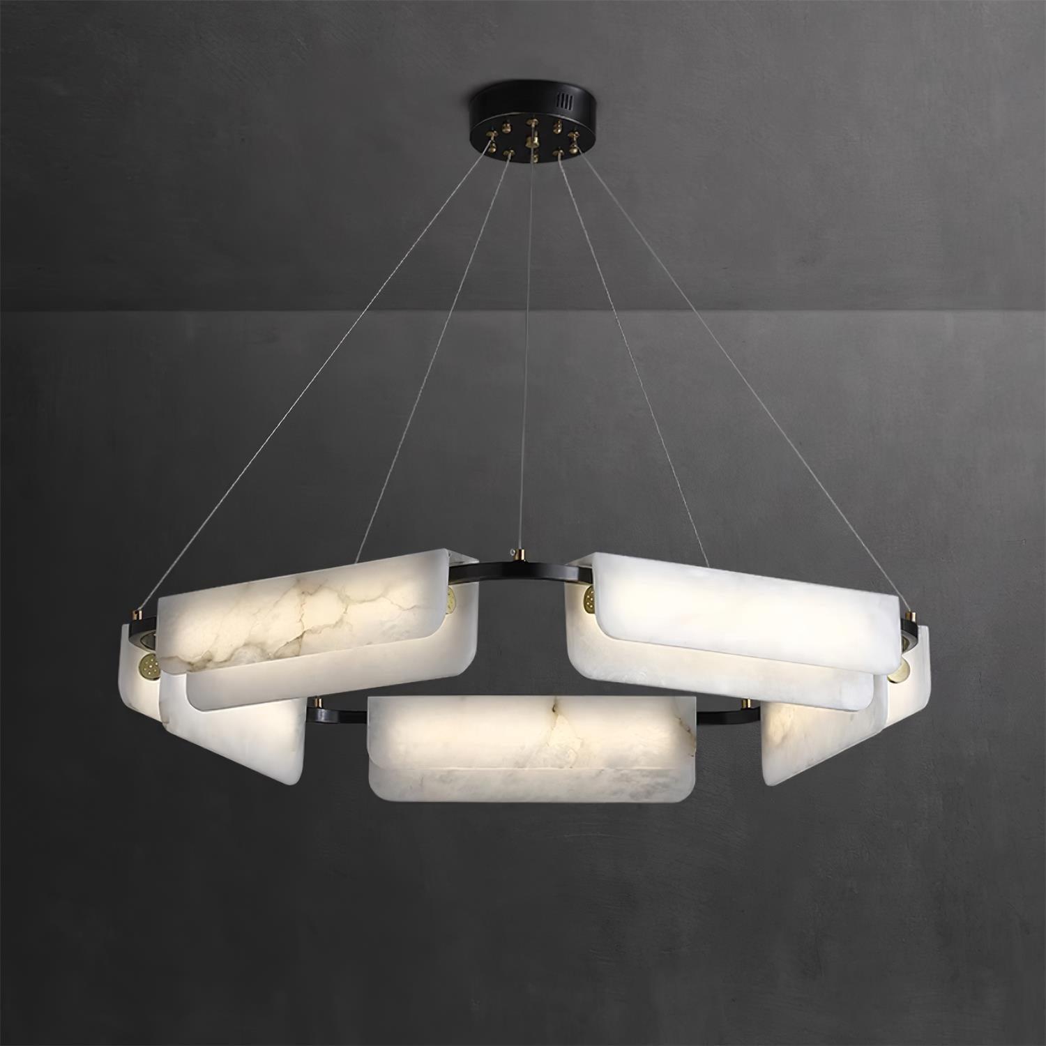 Circona Alabaster Pendant Light-Neutral Decor