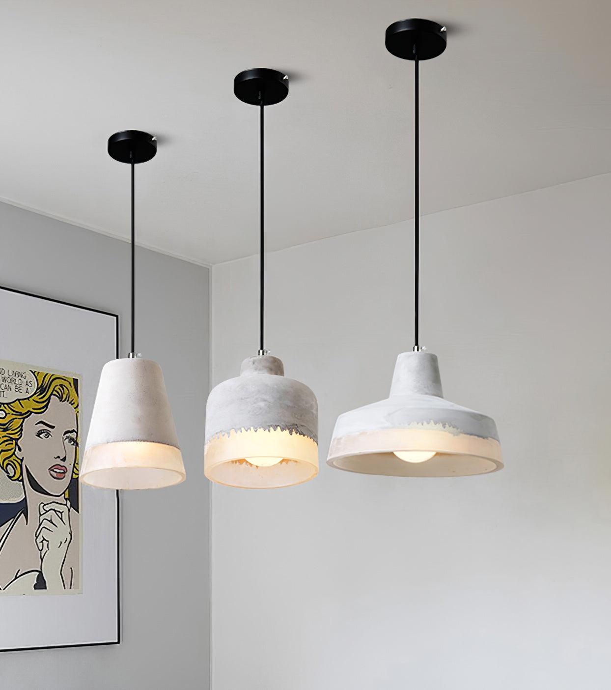 Dralen Resin Scandinavian Pendant Light-Neutral Decor