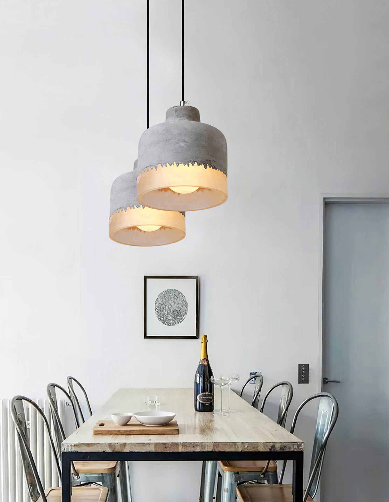 Dralen Resin Scandinavian Pendant Light-Neutral Decor