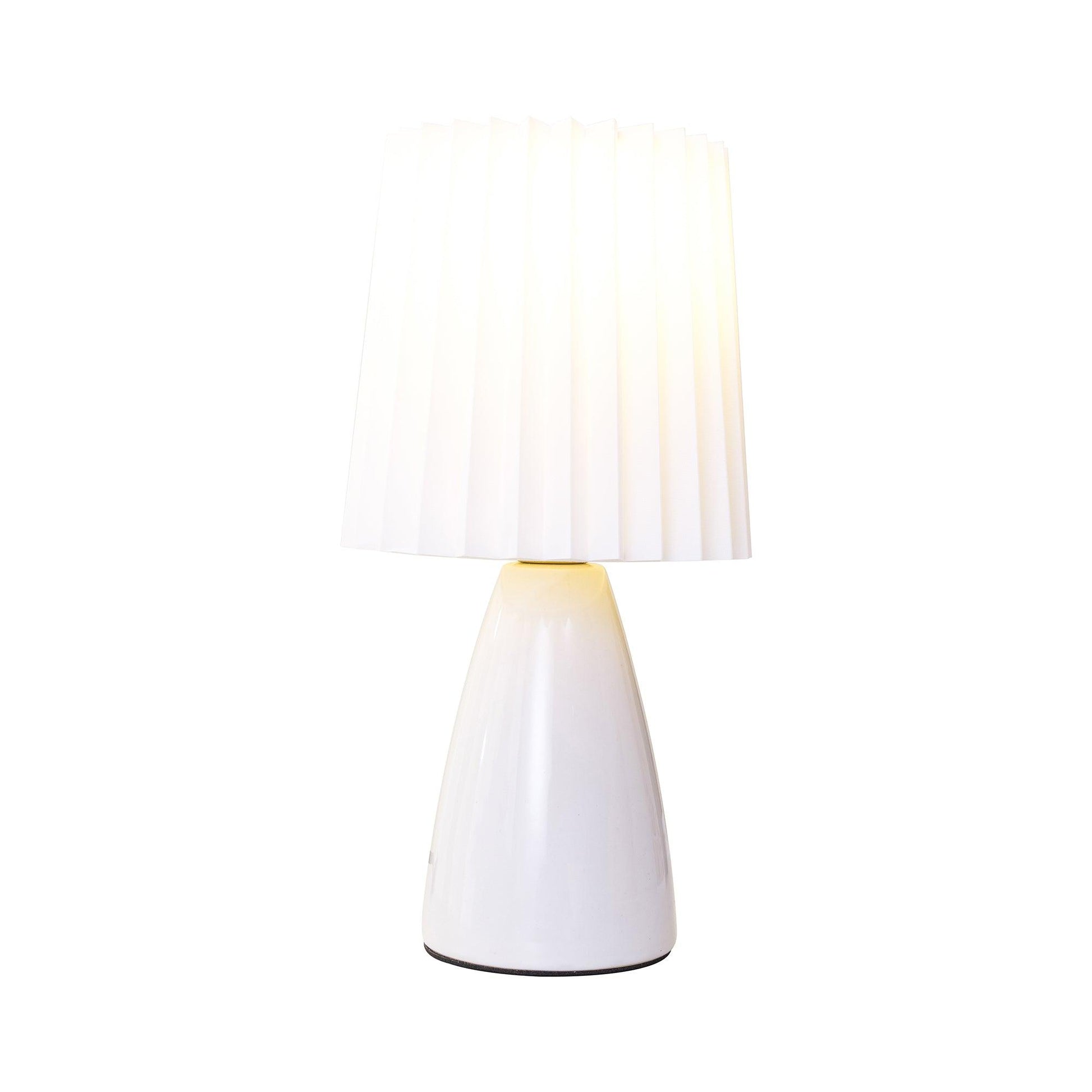 Boko Minimalist Fabric Table Lamp-Neutral Decor