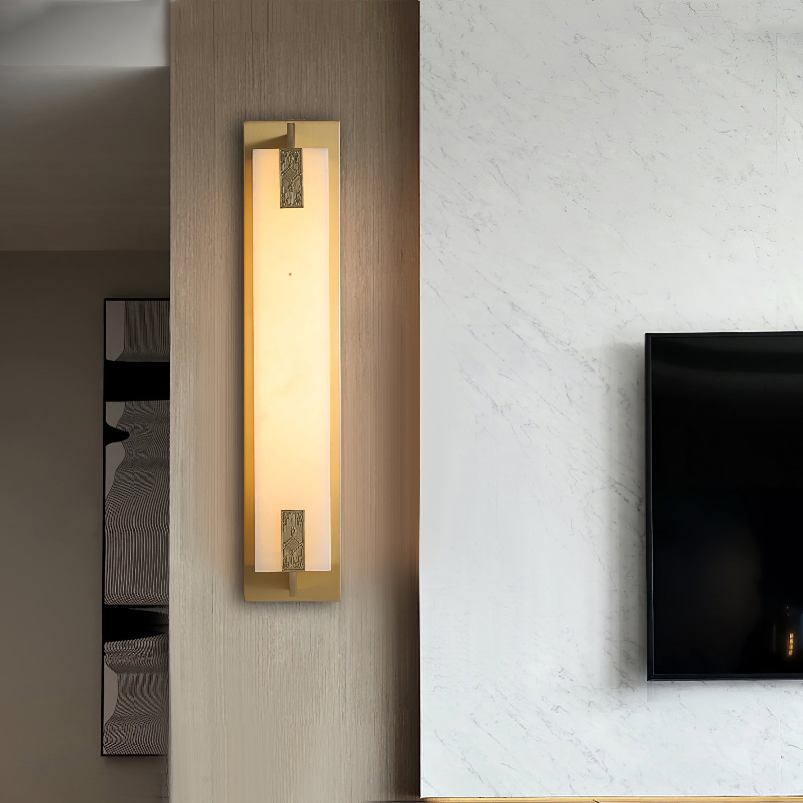 Luste  Alabaster Wall Lamp 4 Style
