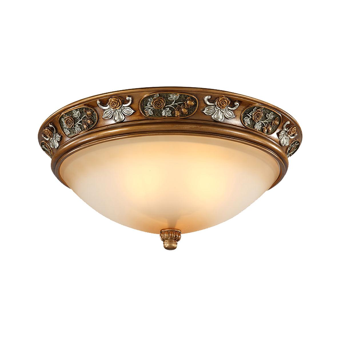 Cilene Vintage Luxury Recessed Resin Ceiling Light-Neutral Decor