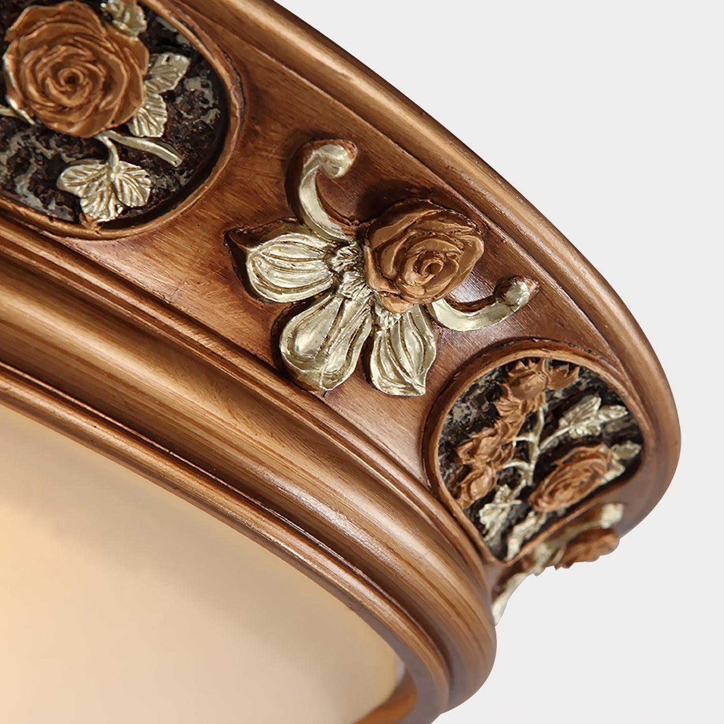 Cilene Vintage Luxury Recessed Resin Ceiling Light-Neutral Decor