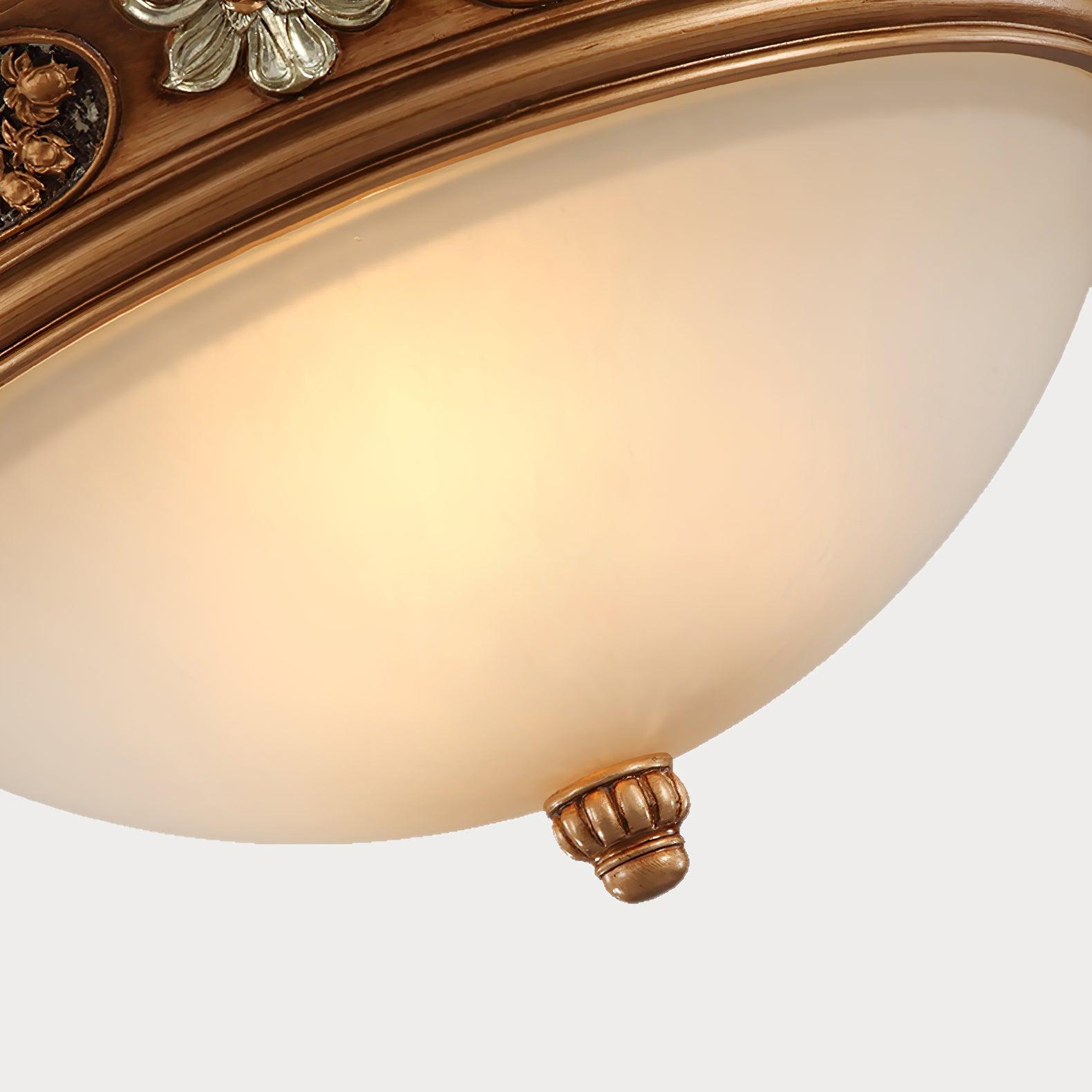 Cilene Vintage Luxury Recessed Resin Ceiling Light-Neutral Decor