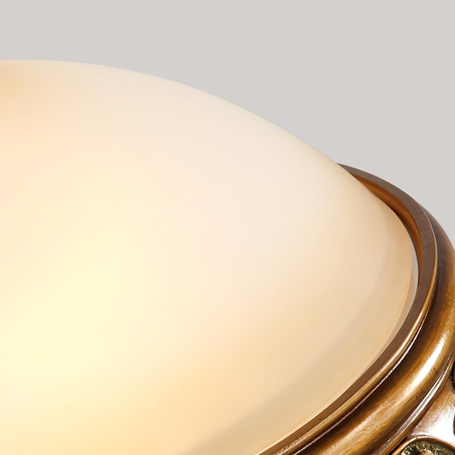 Cilene Vintage Luxury Recessed Resin Ceiling Light-Neutral Decor