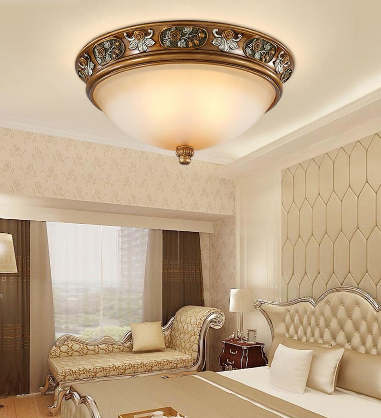 Cilene Vintage Luxury Recessed Resin Ceiling Light-Neutral Decor